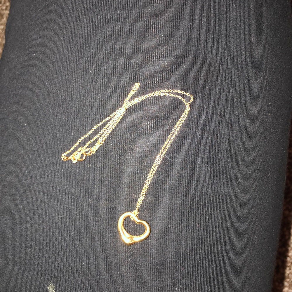 A heart necklace
